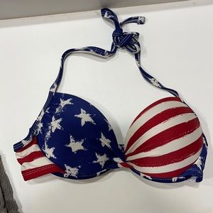 American flag swim top